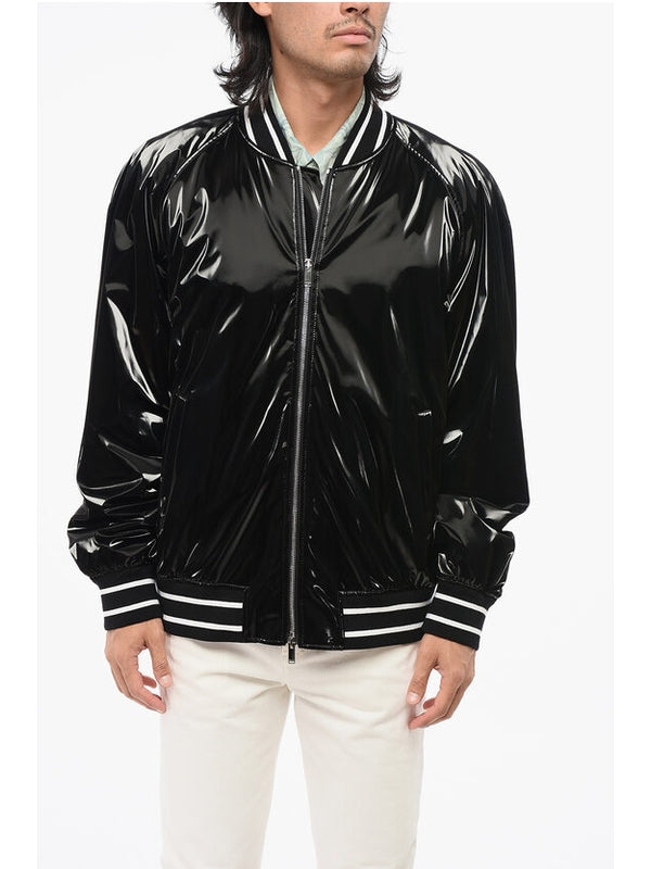 Alexander Mcqueen Black Bomber