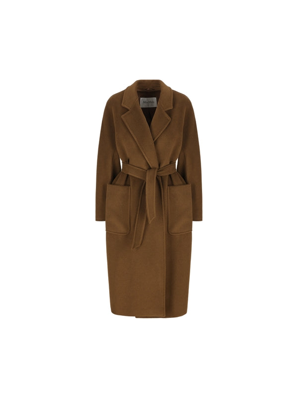 Attuale Belt Wool Coat - Jente