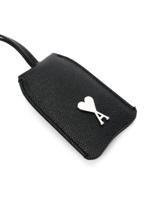 Heart Logo Metal Detail Luggage Tag