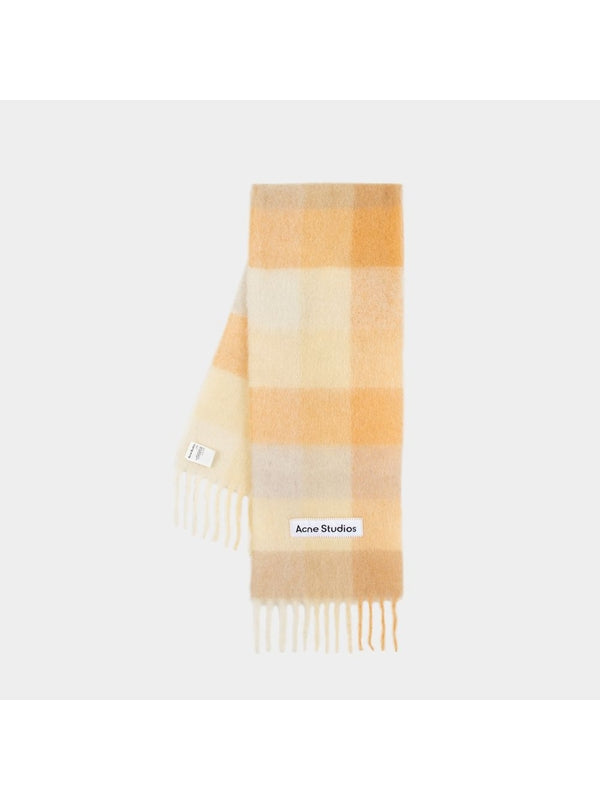 Valley Logo Check Wool Blend
  Muffler