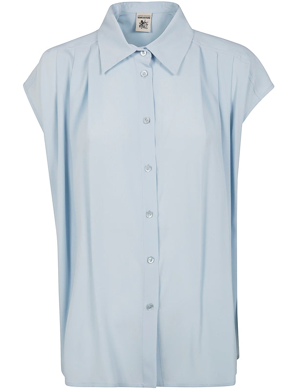 Semi-Couture Sky Blue Shirt & Blouse