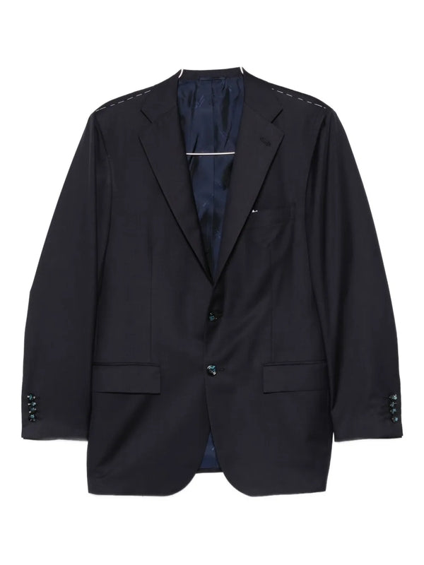 Kiton Navy Tailored Jackets