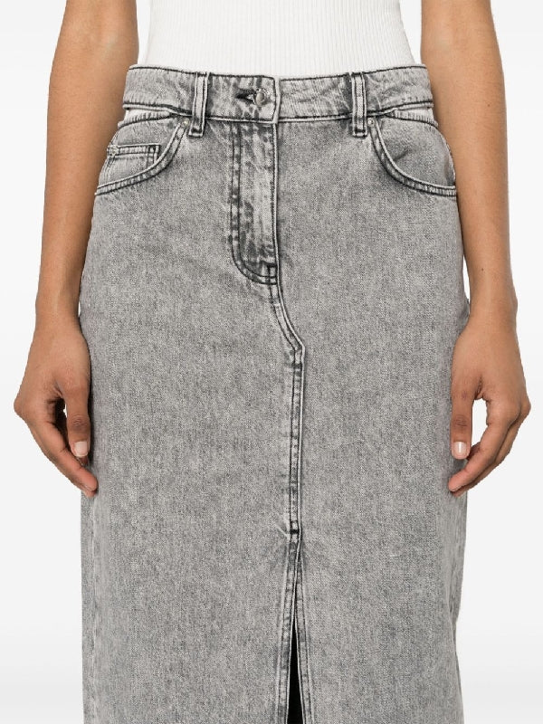 Finji Cutout
  Denim Skirt