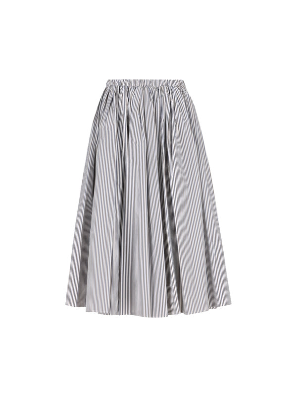 Triangle Logo Stripe Skirt