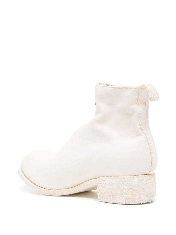 PL1 Front-Zip Ankle Boots