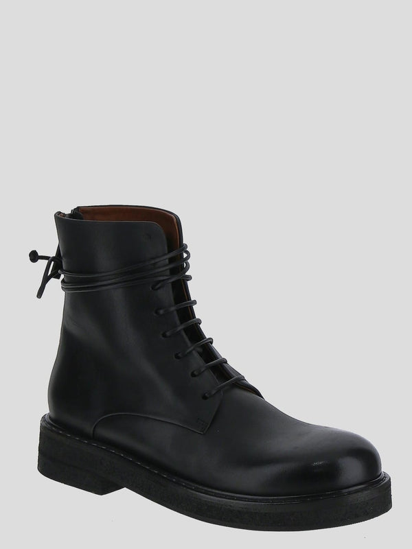 Calfskin Lace-up Boots