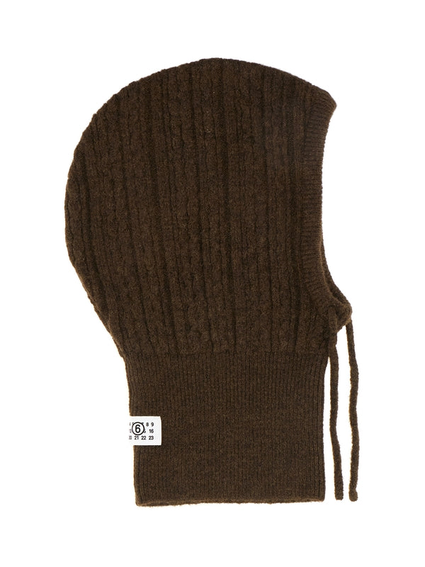 Mm6 Maison Margiela Brown Balaclava