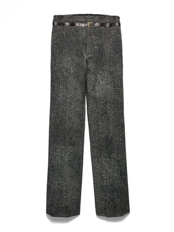 Belt Printed Cotton Pants