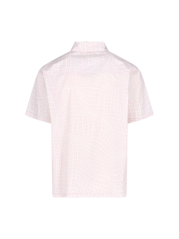 Logo Allover Printing Short Sleeve Shirt