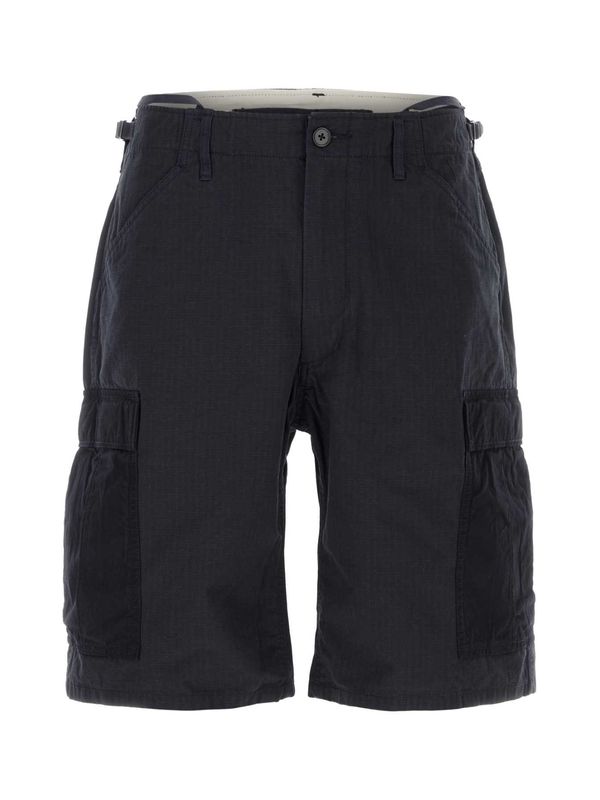 Cotton Nylon Cargo Bermuda Shorts