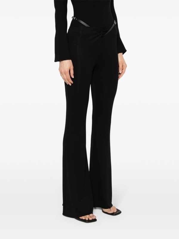 ベルトフレアパンツ