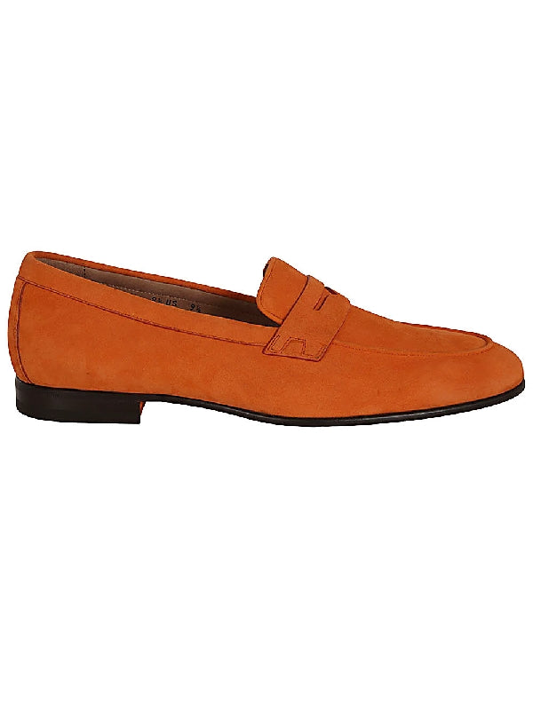 Suede Penny Loafers