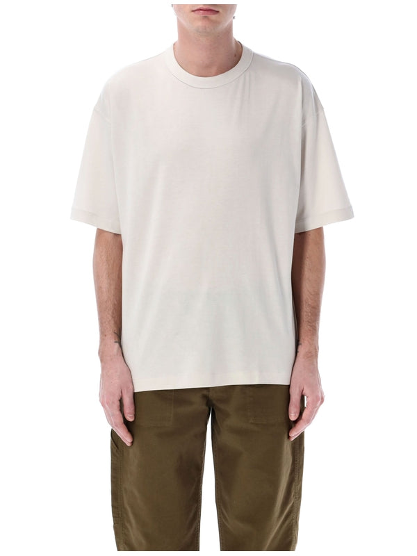 Crewneck Lyocell Cotton Short Sleeve T-Shirt