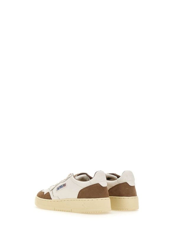 Autry Beige Low Top Sneakers