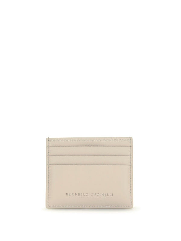 Brunello Cucinelli Ivory Card Holders
