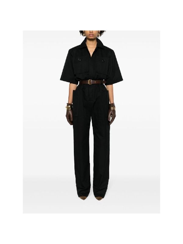 Belt Cotton Jumpsuit