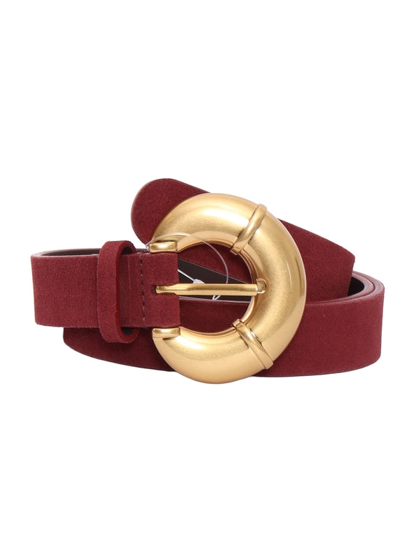 Weekend Max Mara Red Leather Belts