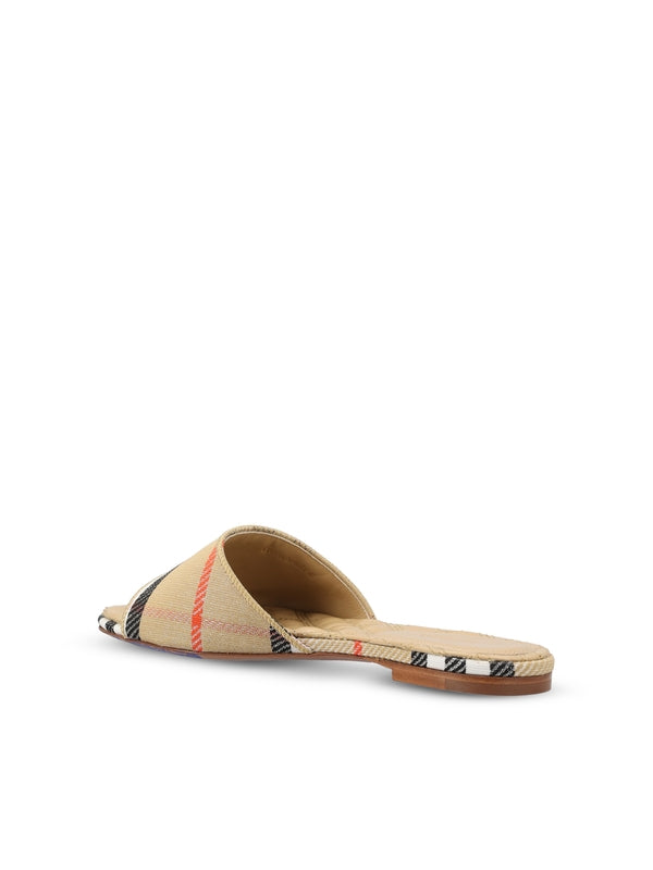 Burberry Beige Slides