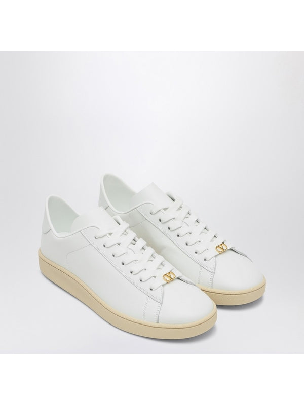Valentino White Low Top Sneakers