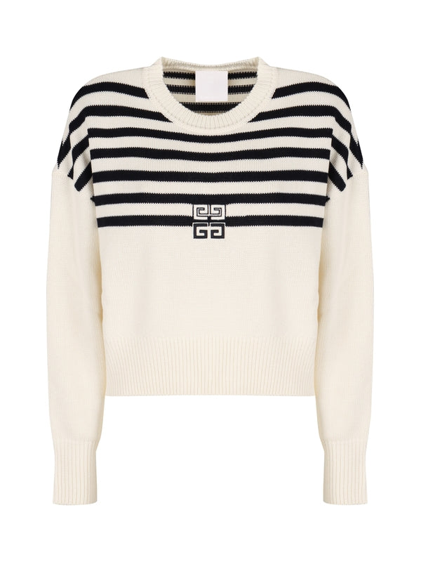 4g Stripe Wool Blend Knit