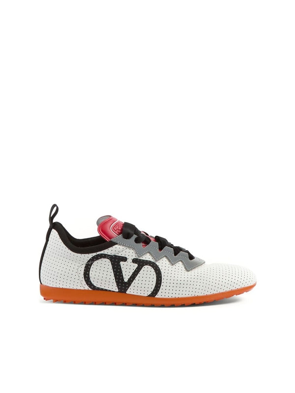 Valentino White Low Top Sneakers