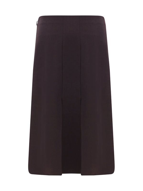 スリットディテールウールスカート