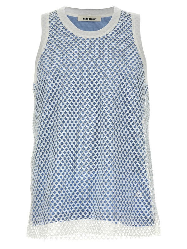 Mesh
  Sleeveless Top