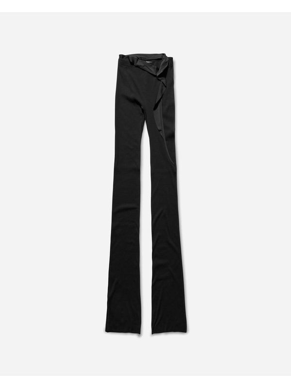 Frill Detail Cotton Blend Pants