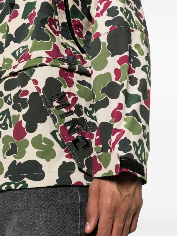 Logo Patch
  Camouflage Hoodie Jacket