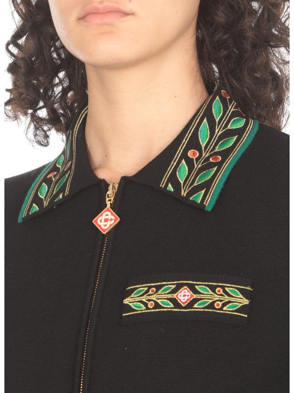 Embroidery Decoration Wool Jacket