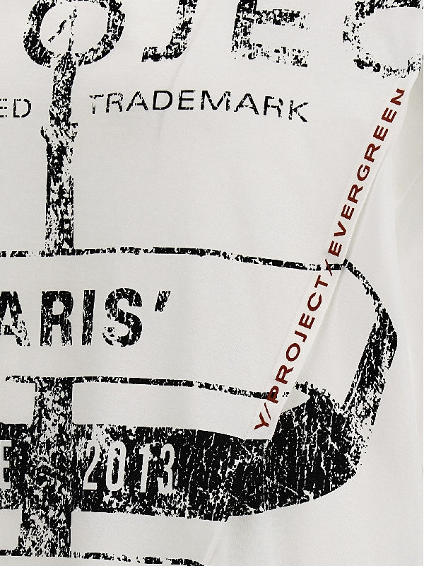Paris Logo Cotton T-shirt