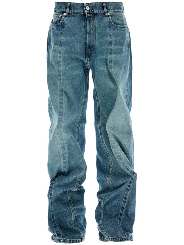 Y/PROJECT - Evergreen Wire Denim Pants - Jente