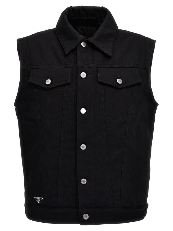 Prada Black Vest