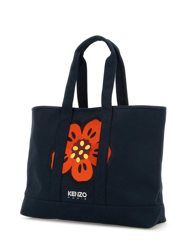 Bokeh Flower Canvas Tote Bag