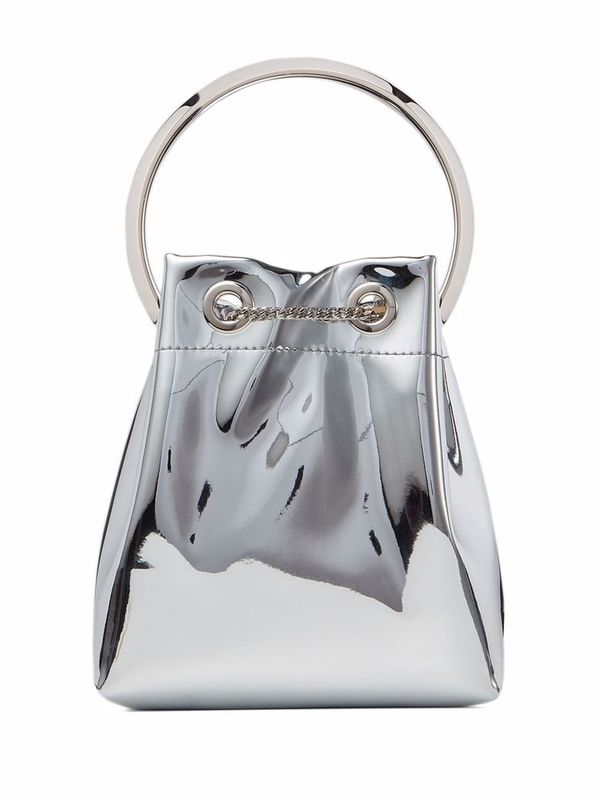 Bon Bon Metallic Bucket Bag