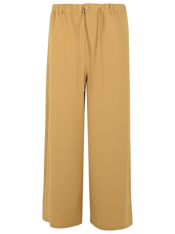 Wool Blend Wide Pants