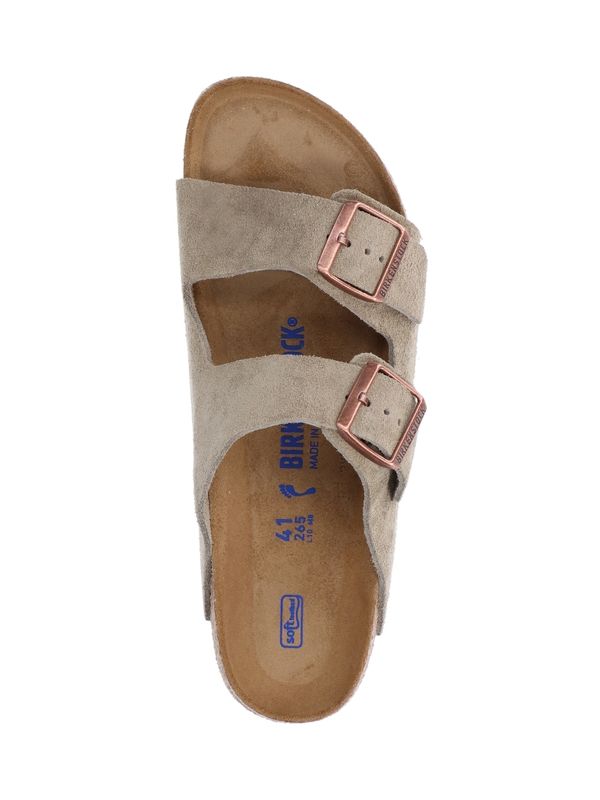Arizona Buckle Suede Sandals