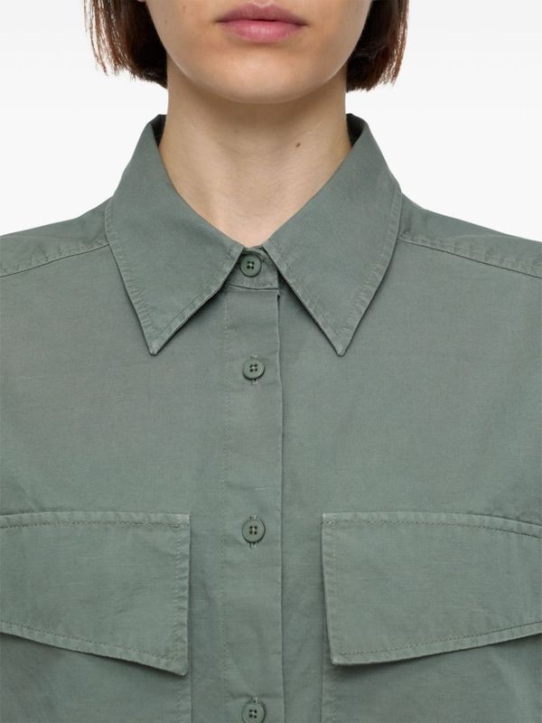 Flap Pocket
  Cotton Blend Shirt