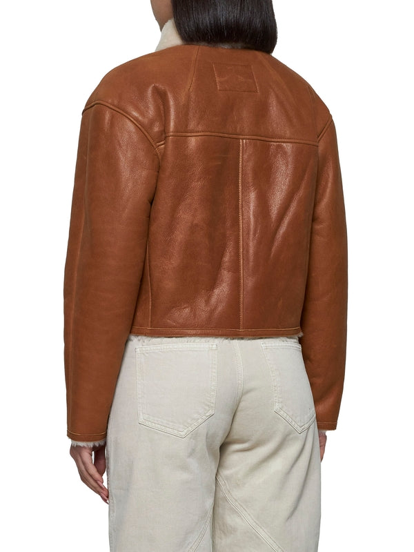 Eriana Reversible Leather Jacket