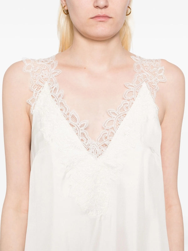 Róhe White Long Dress