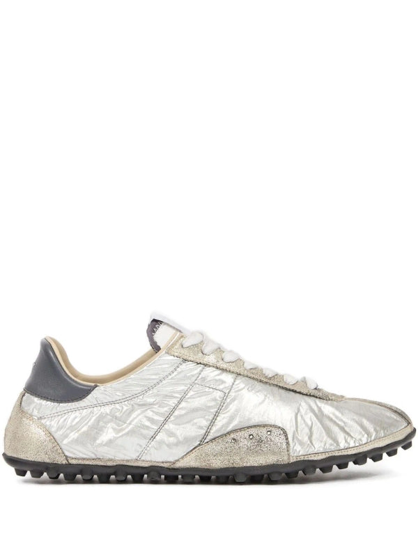 Maison Margiela Silver Low Top Sneakers