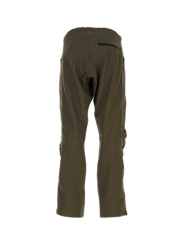 Belt Detail Wool Pants