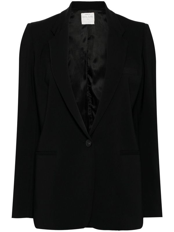 Single-Breasted
  Viscose Jacket