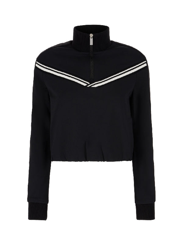 Straight Hem Half-Zip Jacket