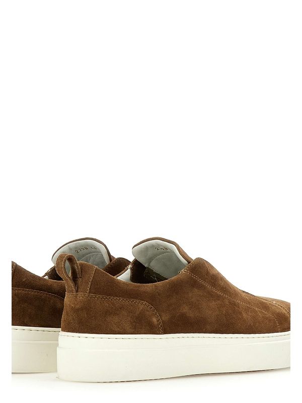 Suede Slip-On Low-Top Sneakers