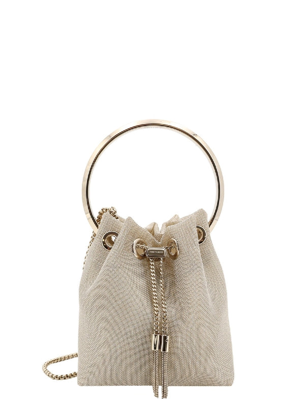 Bon Bon Metallic Mini Bucket Bag