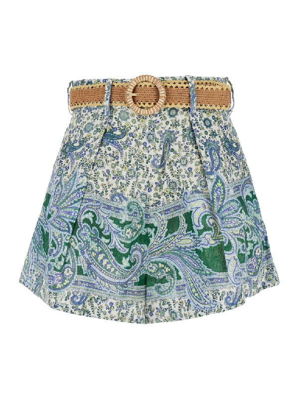 Ottie Belt Linen Shorts