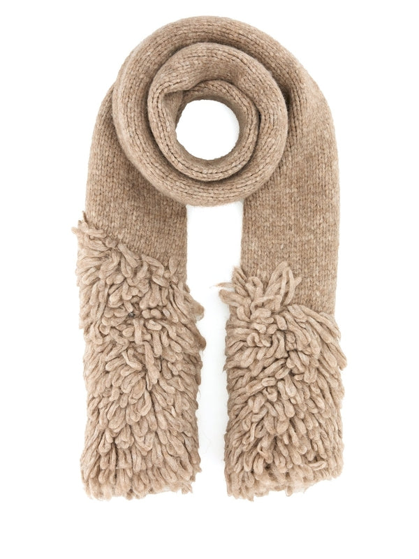 Shearling Alpaca Blend Scarf