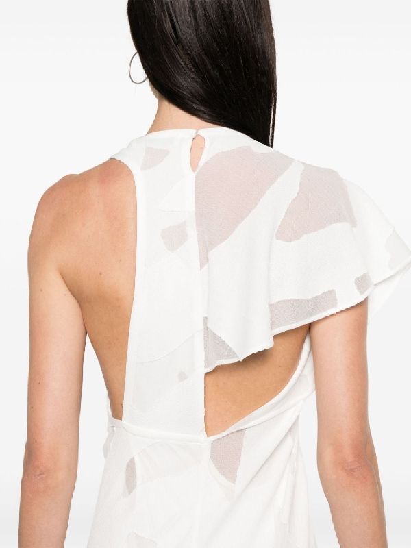 White
  Asymmetric Dress