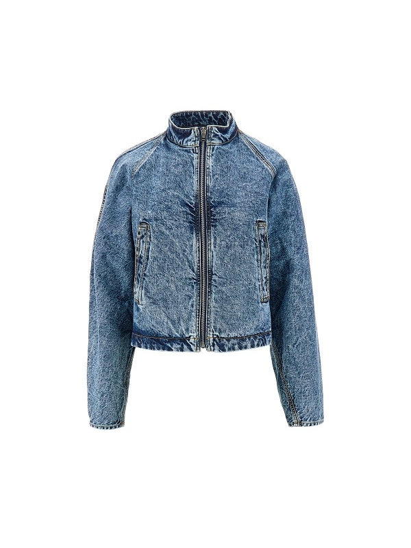 Round Racing Denim Jacket